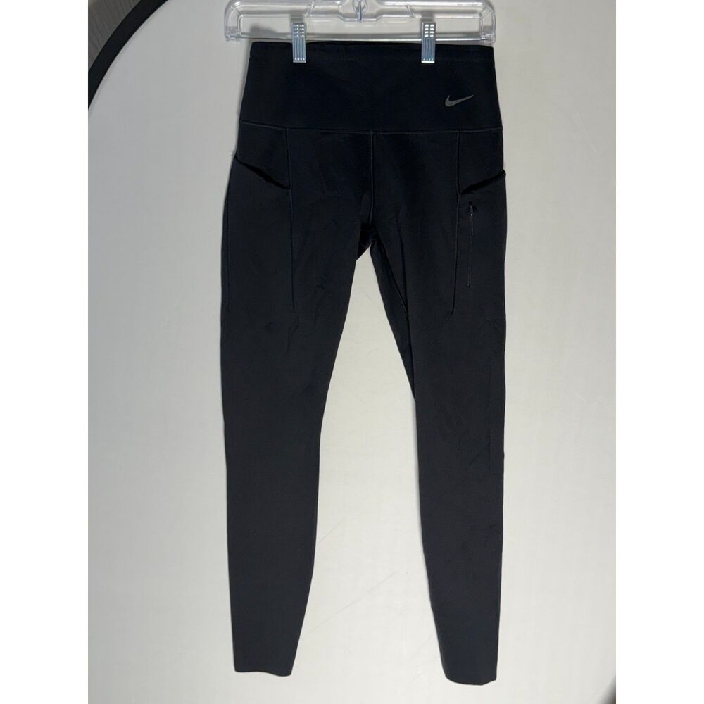 Nike Go Women’s Black High Waisted Firm Support Pocket Leggings Full Length
